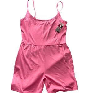 Pink Sporty Romper
